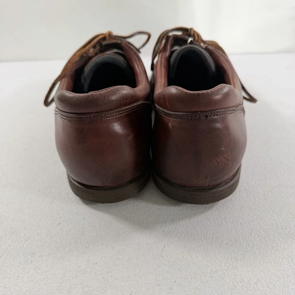 Timberland 3-Eye‎ Lug Brown Leather Boat Shoe Mens Size 13 M